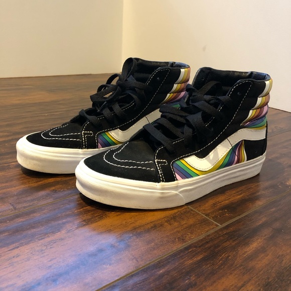 Vans Rainbow SK8-hi High Tops - Picture 2 of 7